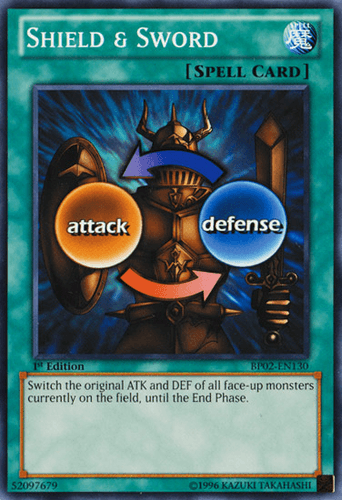 Shield & Sword - BP02-EN130 Mosaic Rare 1st Edition