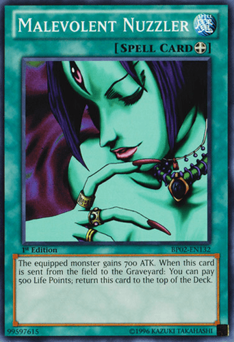 Malevolent Nuzzler - BP02-EN132 Common 1st Edition