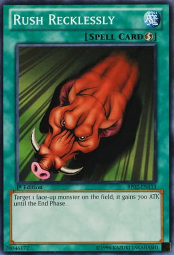 Rush Recklessly - BP02-EN133 Common 1st Edition