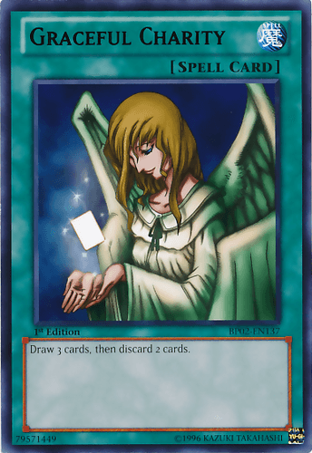Graceful Charity - BP02-EN137 Rare 1st Edition
