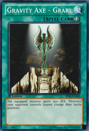 Gravity Axe - Grarl - BP02-EN143 Mosaic Rare 1st Edition