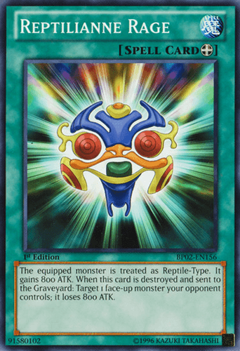 Reptilianne Rage - BP02-EN156 Mosaic Rare Unlimited