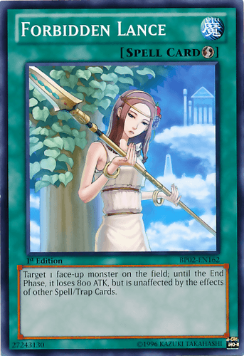 Forbidden Lance - BP02-EN162 Common 1st Edition