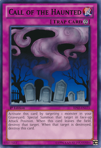 Call of the Haunted - BP02-EN171 Rare Unlimited