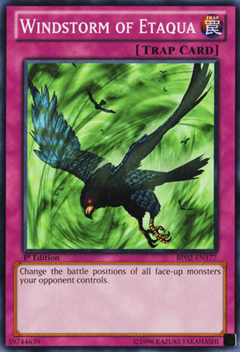 Windstorm of Etaqua - BP02-EN177 Common 1st Edition
