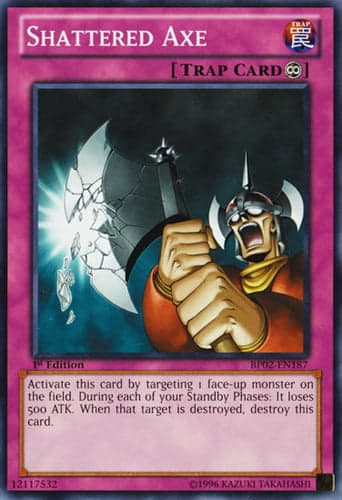 Shattered Axe - BP02-EN187 Mosaic Rare 1st Edition