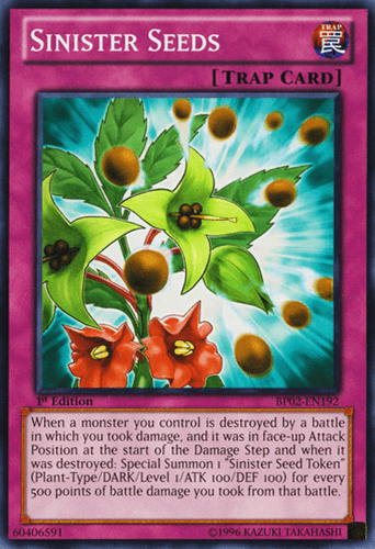 Sinister Seeds - BP02-EN192 Mosaic Rare Unlimited