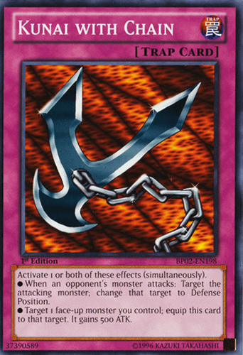 Kunai with Chain - BP02-EN198 Common 1st Edition