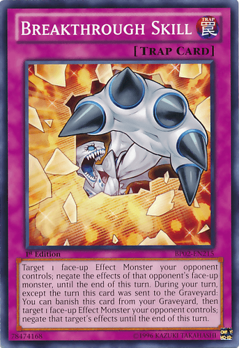 Breakthrough Skill - BP02-EN215 Mosaic Rare 1st Edition