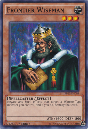 Frontier Wiseman - BP03-EN003 Shatterfoil Rare 1st Edition