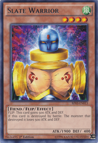 Slate Warrior - BP03-EN013 Rare 1st Edition