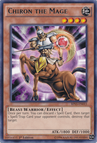 Chiron the Mage - BP03-EN015 Shatterfoil Rare 1st Edition