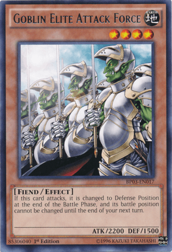 Goblin Elite Attack Force - BP03-EN017 Rare 1st Edition