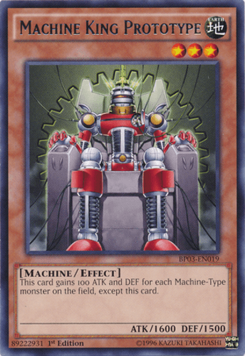 Machine King Prototype - BP03-EN019 Rare 1st Edition