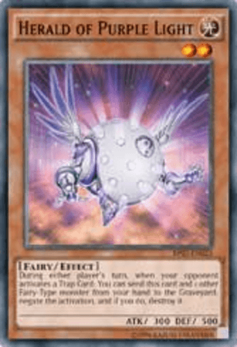 Herald of Purple Light - BP03-EN023 Shatterfoil Rare 1st Edition
