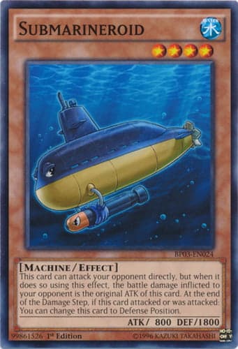 Submarineroid - BP03-EN024 Shatterfoil Rare 1st Edition