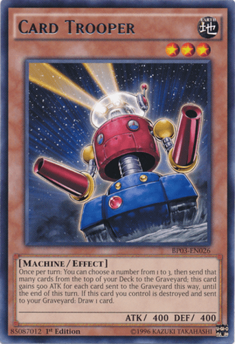 Card Trooper - BP03-EN026 Shatterfoil Rare 1st Edition