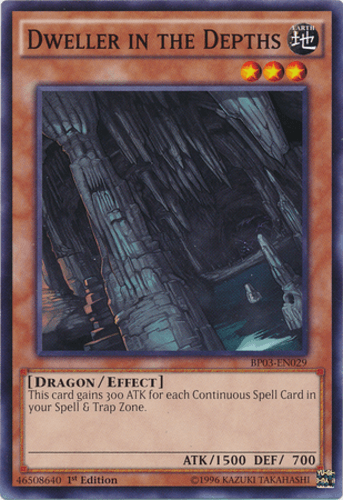 Dweller in the Depths - BP03-EN029 Shatterfoil Rare 1st Edition