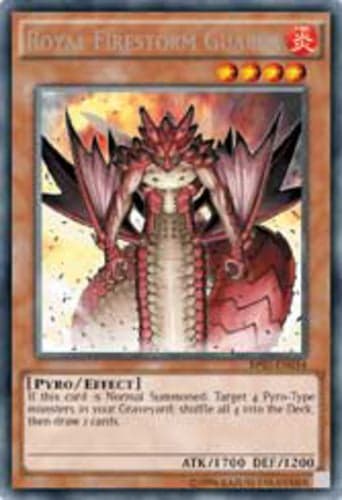 Royal Firestorm Guards - BP03-EN034 Shatterfoil Rare 1st Edition