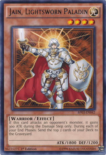 Jain, Lightsworn Paladin - BP03-EN042 Rare 1st Edition