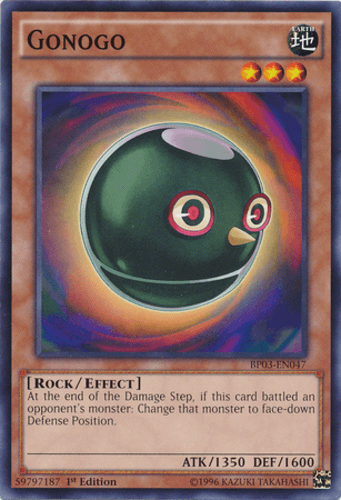 Gonogo - BP03-EN047 Shatterfoil Rare 1st Edition