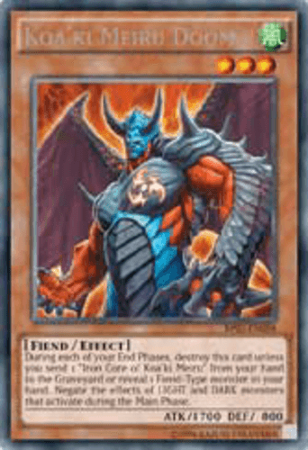Koa'ki Meiru Doom - BP03-EN058 Rare 1st Edition