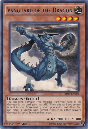 Vanguard of the Dragon - BP03-EN060 Shatterfoil Rare 1st Edition