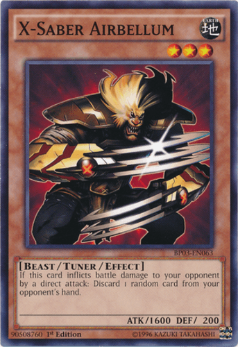 X-Saber Airbellum - BP03-EN063 Common 1st Edition
