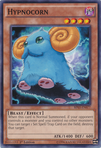 Hypnocorn - BP03-EN077 Shatterfoil Rare 1st Edition