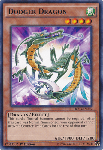 Dodger Dragon - BP03-EN085 Shatterfoil Rare 1st Edition