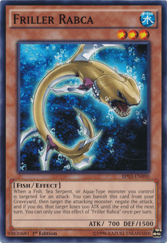 Friller Rabca - BP03-EN090 Shatterfoil Rare 1st Edition