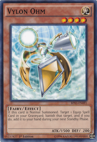 Vylon Ohm - BP03-EN091 Shatterfoil Rare 1st Edition