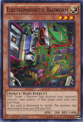 Electromagnetic Bagworm - BP03-EN100 Common 1st Edition