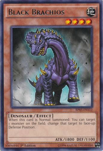 Black Brachios - BP03-EN112 Rare 1st Edition