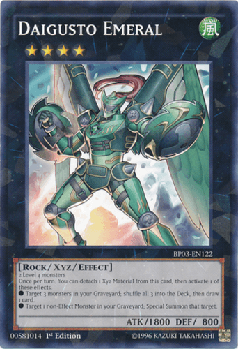 Daigusto Emeral - BP03-EN122 Shatterfoil Rare 1st Edition