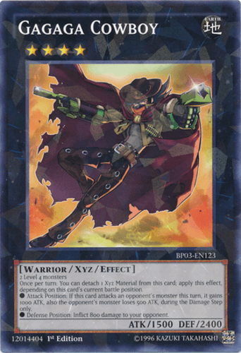Gagaga Cowboy - BP03-EN123 Shatterfoil Rare 1st Edition
