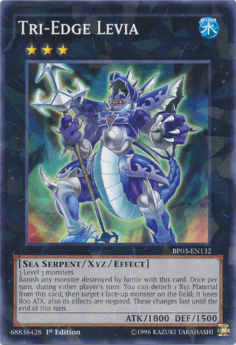 Tri-Edge Levia - BP03-EN132 Shatterfoil Rare 1st Edition