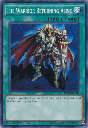 The Warrior Returning Alive - BP03-EN140 Common 1st Edition