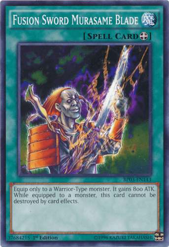 Fusion Sword Murasame Blade - BP03-EN143 Common 1st Edition