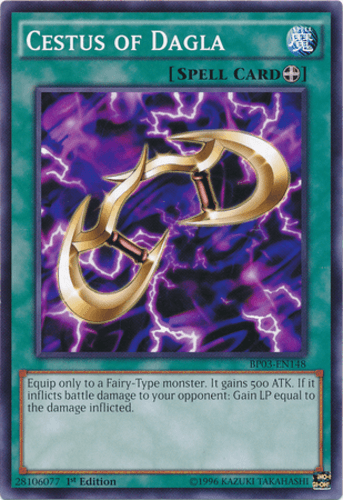 Cestus of Dagla - BP03-EN148 Shatterfoil Rare 1st Edition