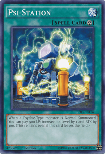 Psi-Station - BP03-EN156 Shatterfoil Rare 1st Edition