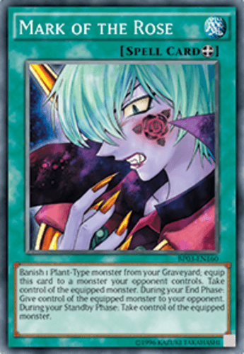 Mark of the Rose - BP03-EN160 Shatterfoil Rare 1st Edition