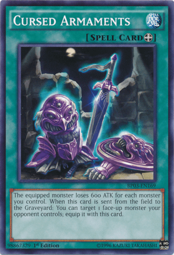 Cursed Armaments - BP03-EN169 Common 1st Edition