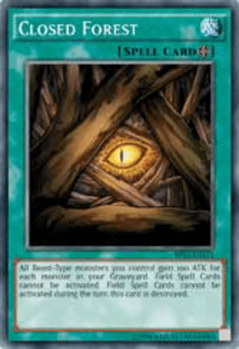 Closed Forest - BP03-EN171 Shatterfoil Rare 1st Edition