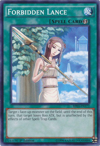 Forbidden Lance - BP03-EN172 Common 1st Edition