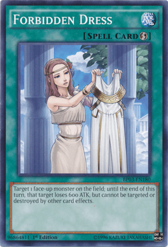 Forbidden Dress - BP03-EN180 Common 1st Edition