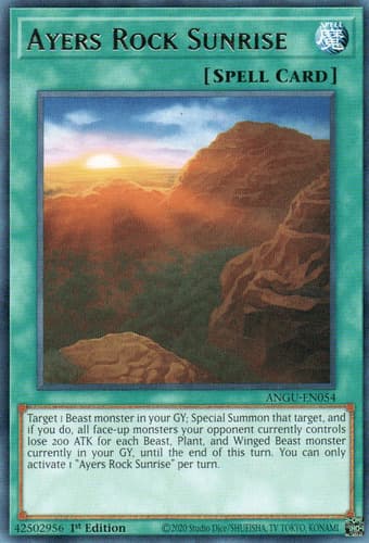 Ayers Rock Sunrise - BP03-EN183 Common 1st Edition