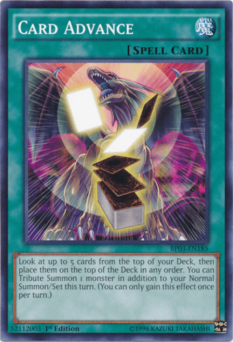 Card Advance - BP03-EN185 Common 1st Edition