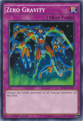 Zero Gravity - BP03-EN197 Shatterfoil Rare 1st Edition