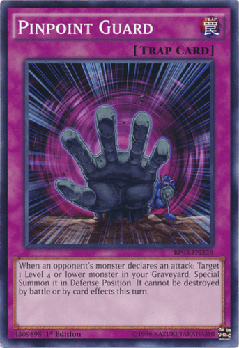 Pinpoint Guard - BP03-EN228 Shatterfoil Rare 1st Edition